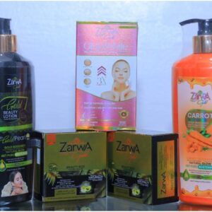 Gamme ZARWA Complète - Soins Beauté Naturels Gold Pearl & Carotte